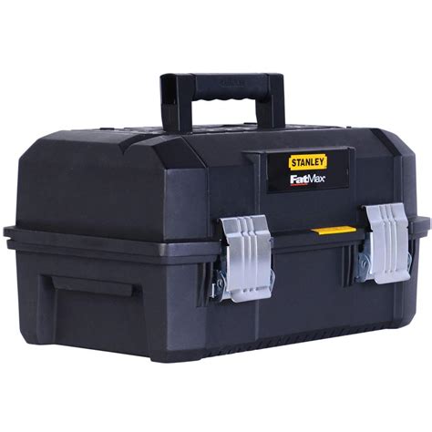 stanley 22 sliding tray metal tool box|stanley fatmax tool box.